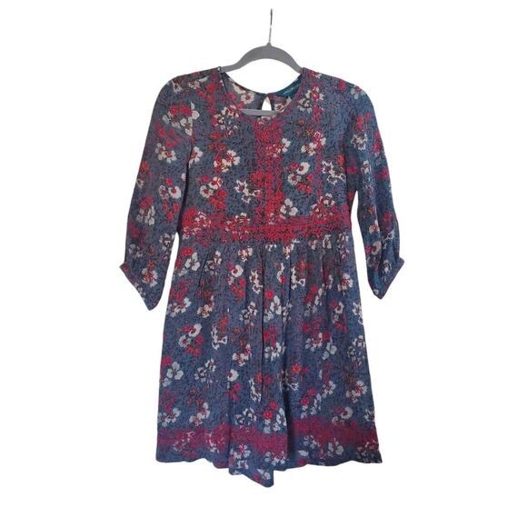 April Cornell Prairie Mysteria Embroidered Floral Mini Dress/Tunic NWT Size XXS - Picture 1 of 12